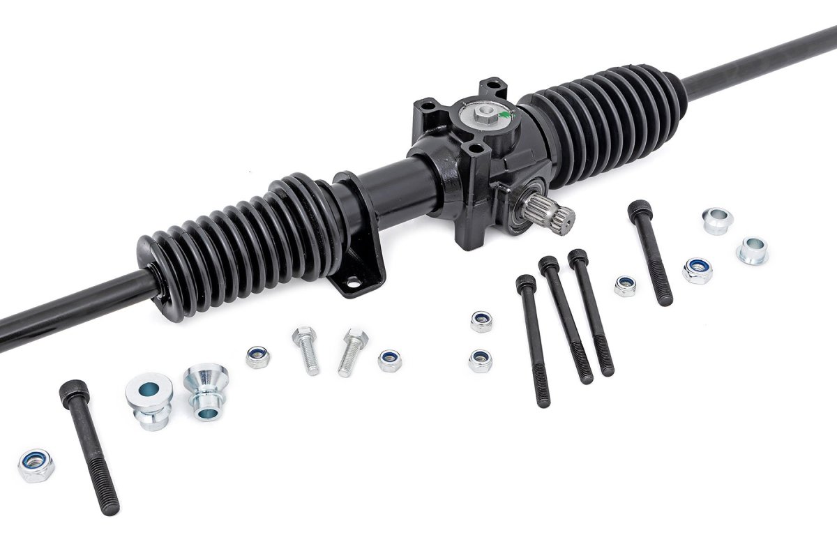 Polaris Ranger Crew XP 1000 NorthStar Premium Rack and Pinion - Rough Country - Heavy Duty - Black - '21-'23
